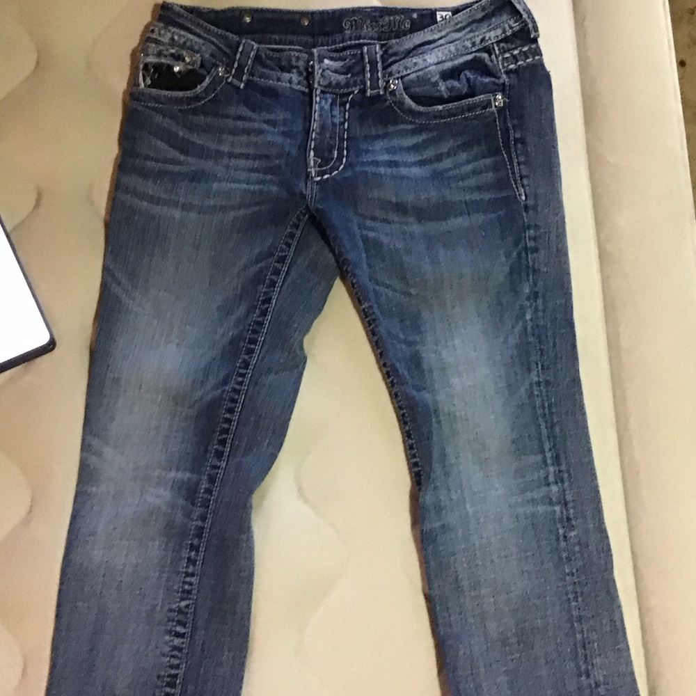 Miss Me Medium Blue High Rise Jeans
